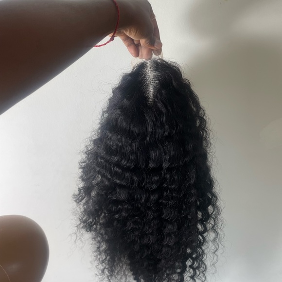 - 💫 100% HUMAN HAIR 22” DEEP BRAZILIAN WAVY LACE FRONT 4 x 4 FRONT PART … - Picture 12 of 15